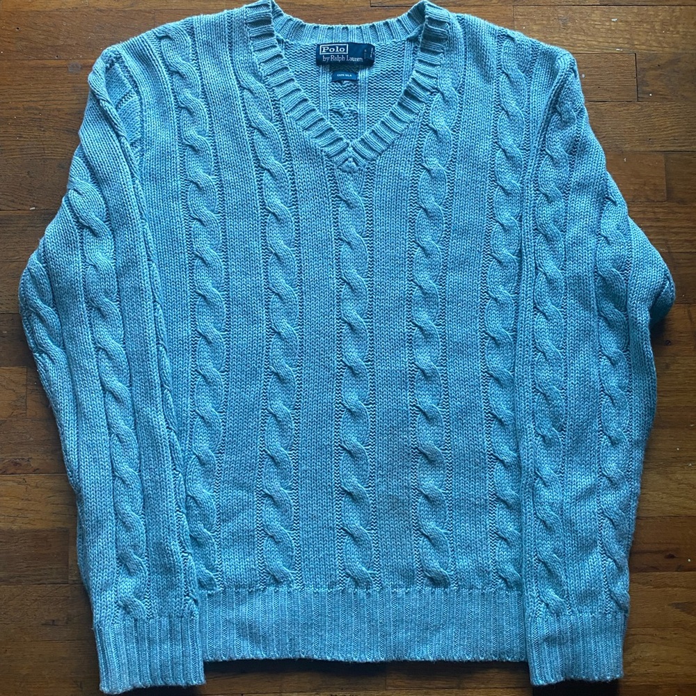 NWT Polo Ralph Lauren Silk Sweater Size L